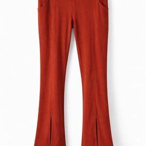 Women's Flared Rust Pants